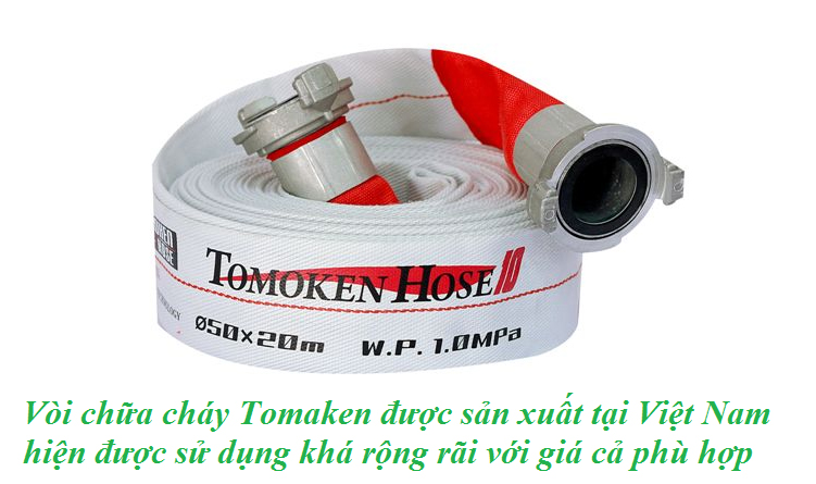 Vòi chữa cháy Tomoken D65 1.3Mpa 20M