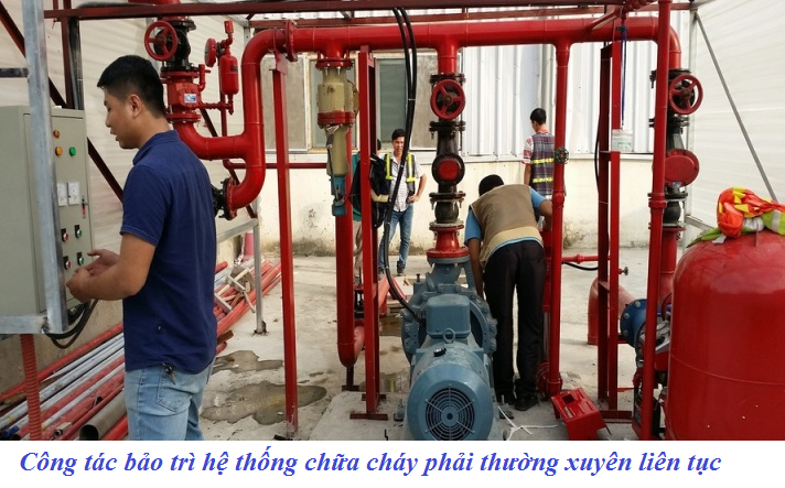 BAO TRI HỆ THỐNG CHỮA CHÁY